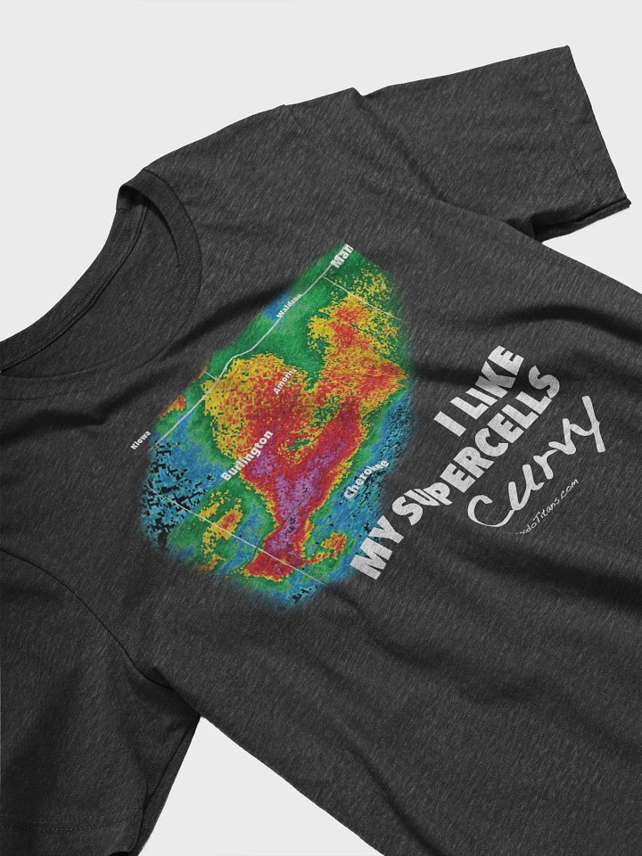 I Like My Supercells Curvy T-Shirt product image (2)