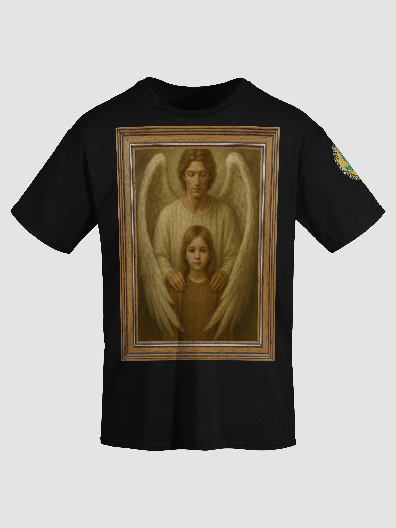 Angels Watch Over Them (Female) Gildan Heavyweight T-Shirt Colors (1) product image (3)