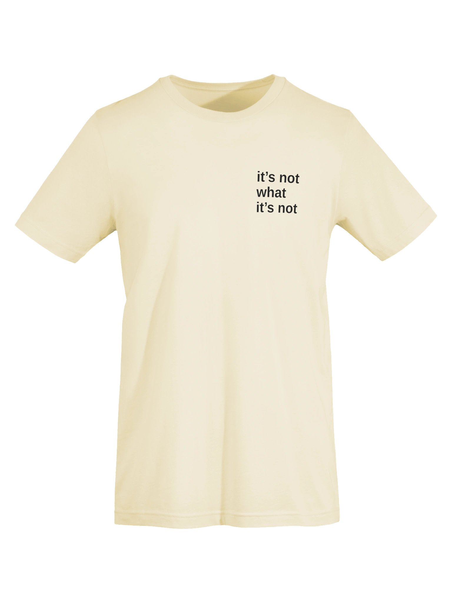 The Statement Tee — cream product image (5)
