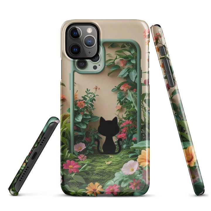 Floral Feline Snap Case for iPhone product image (2)