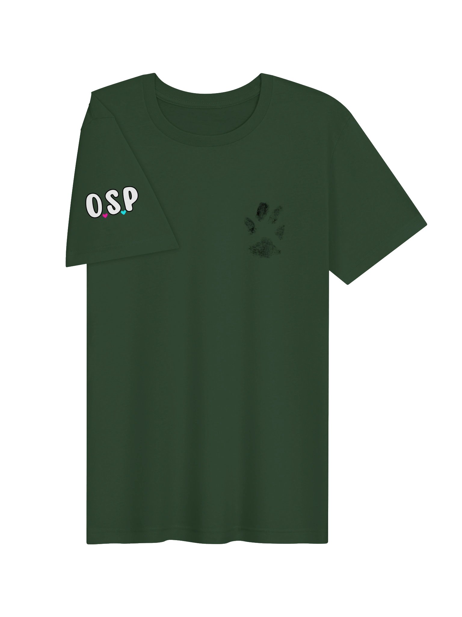 Paw Print (black) Shirt product image (3)