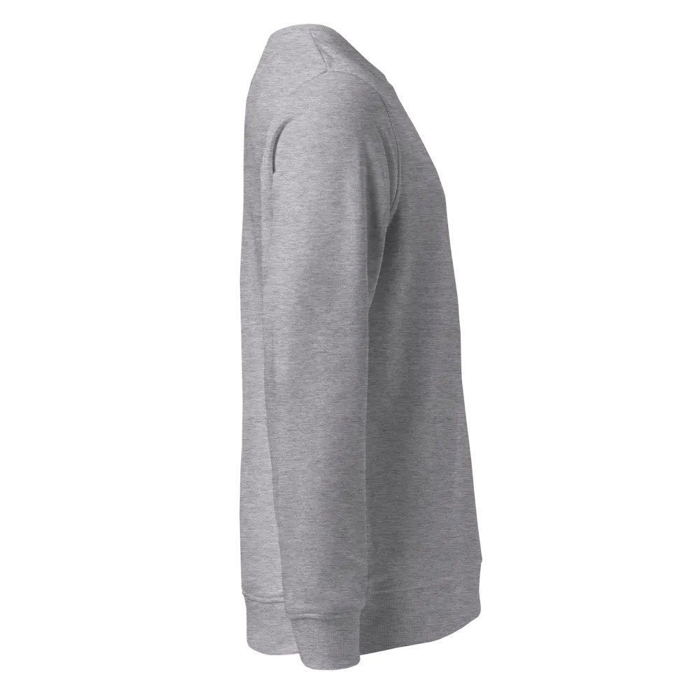 Embroidered Circle Crewneck (Gray) product image (6)