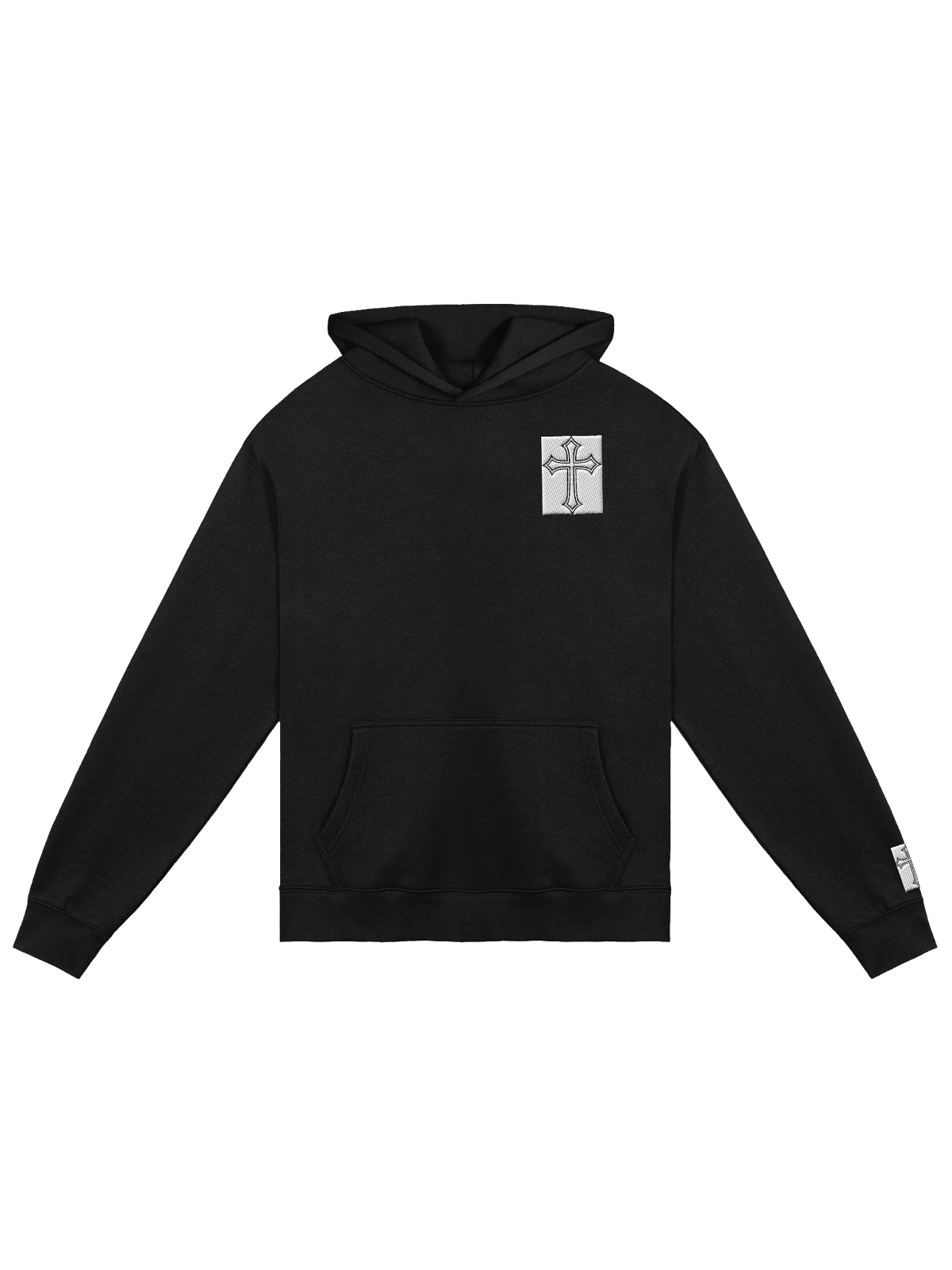 Stylish Symmetry Oversized Hoodie | Fallen Cross