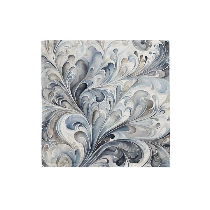 Gray Fractals Bandana product image (1)