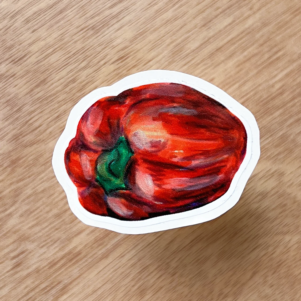 Red pepper sticker product image (1)