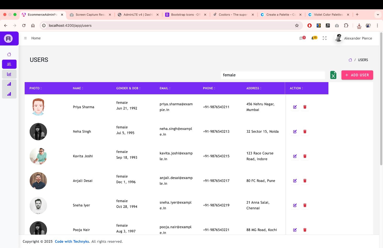 Angular Admin Portal Professional UI Design product image (3)