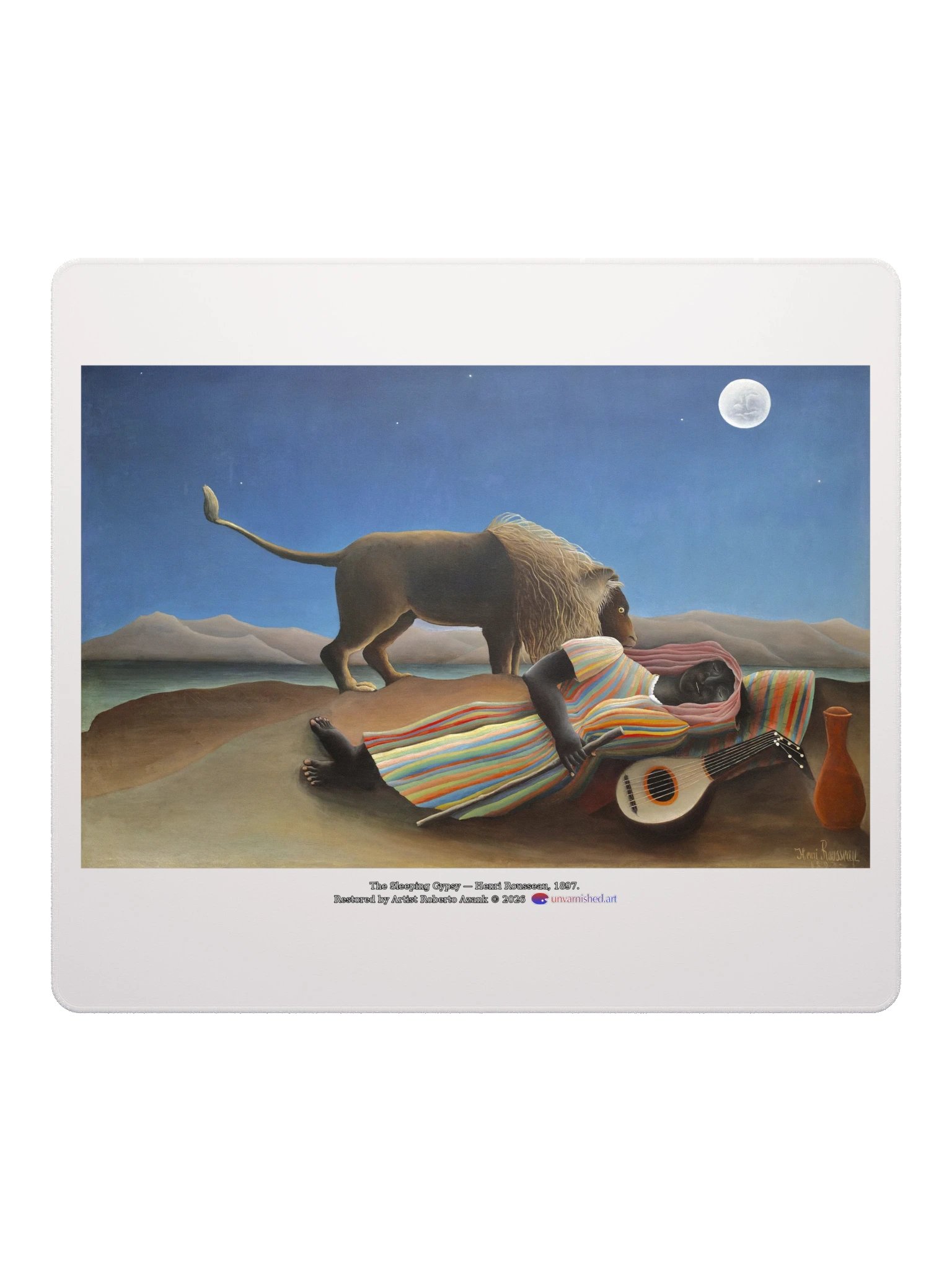 The Sleeping Gypsy — Mouse Pad product image (2)