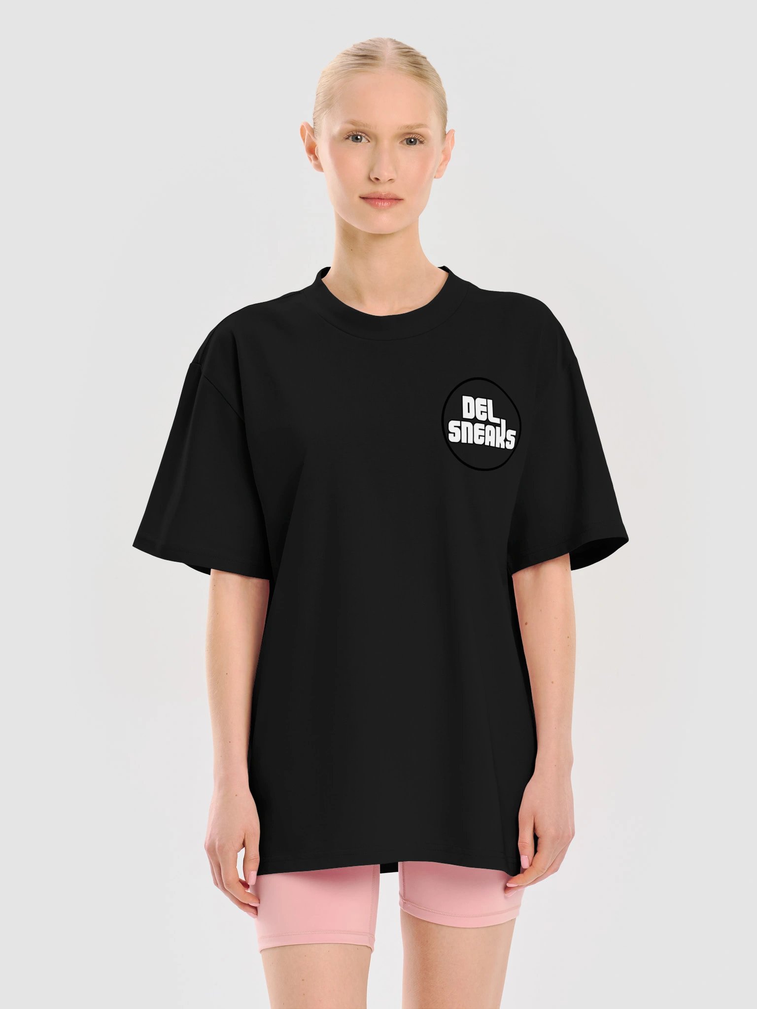 F&B Circular Logo Oversized T-Shirt Black product image (9)
