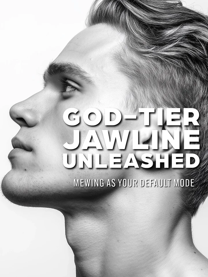 JAWLINE UNLEASHED: Mewing as Your Default Mode: Permanent God-Tier Facial Structure (PREMIUM) product image (1)