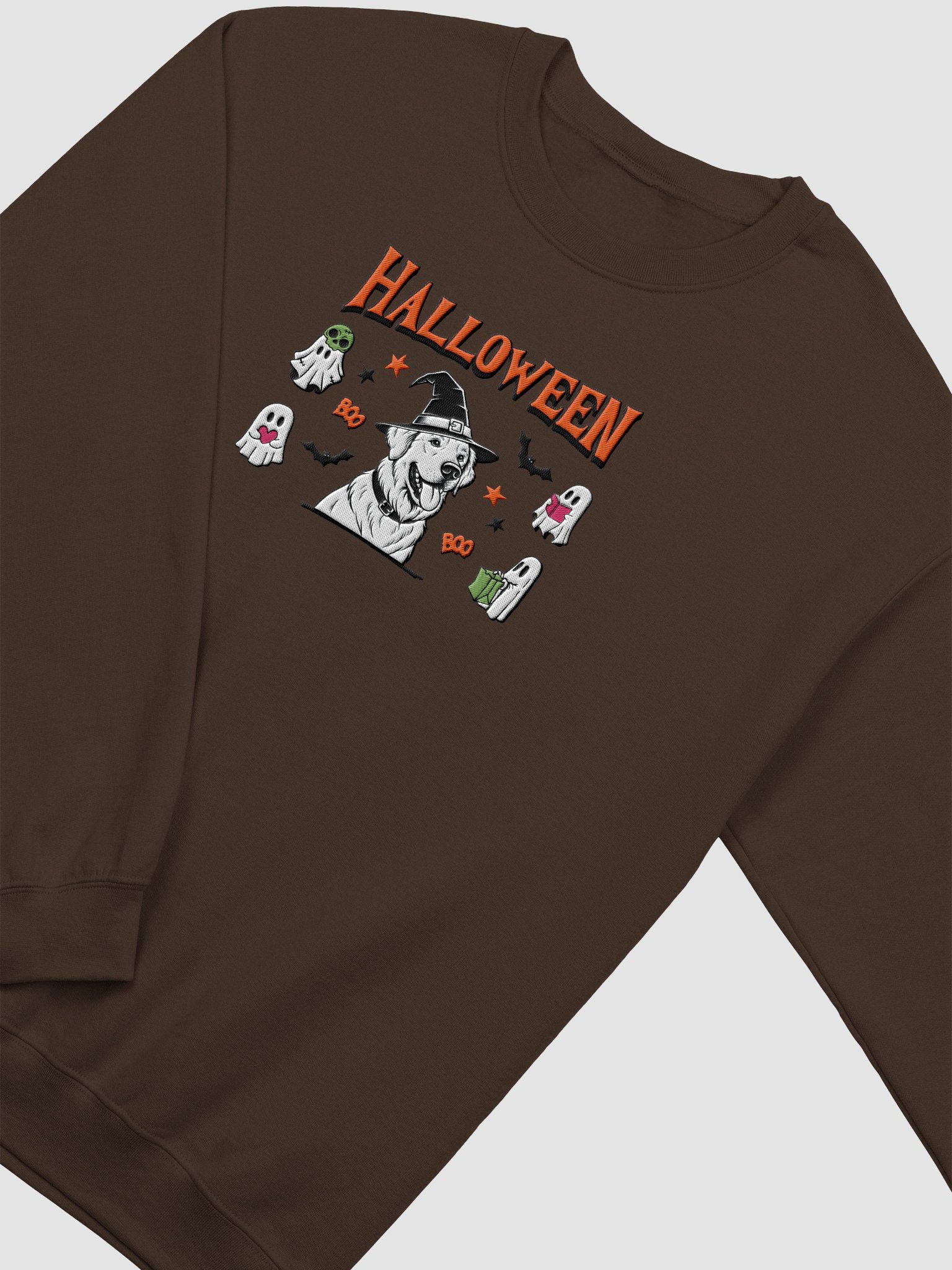 HALLOWEEN NIGHT / PERSONALIZED EMBROIDERED SWEATSHIRT / UNIQUE STYLE product image (2)