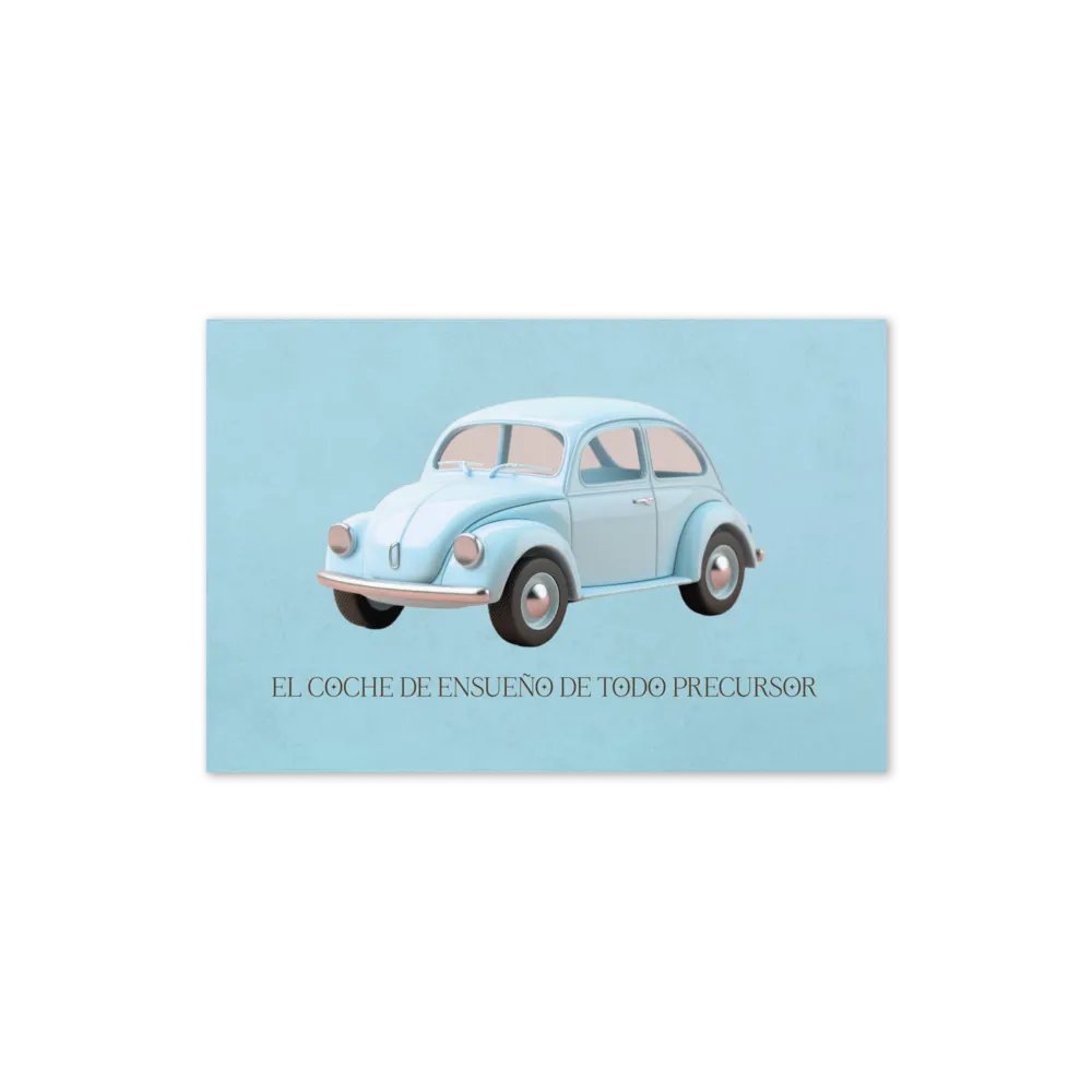 'Every Pioneer's Dream Car' Spanish Greeting Card product image (3)