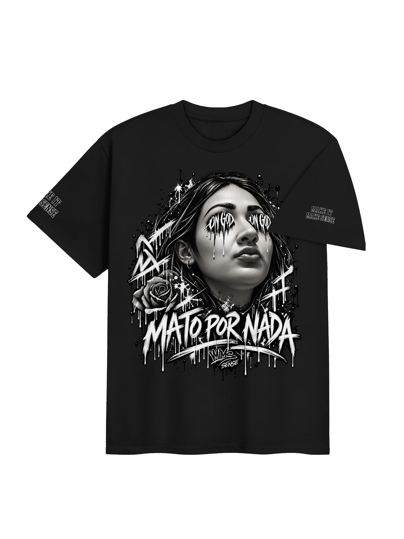 ON GOD Graffiti Face T-Shirt product image (7)