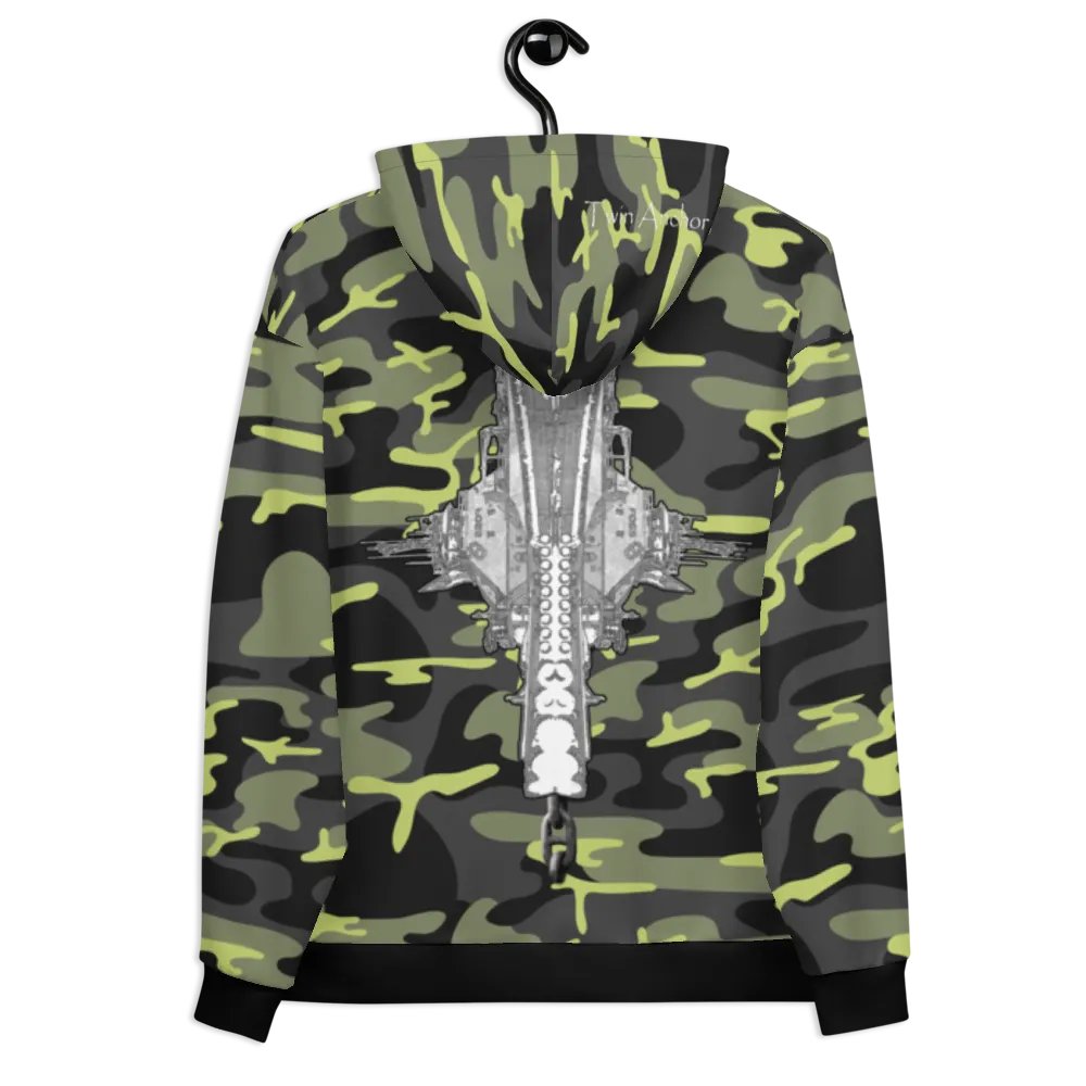Mirrored Foss Tug & Barge Bridal Chain (Green Camouflage) – Performance Marine Wear | Twin Anchor Apparel North Current Line product image (9)