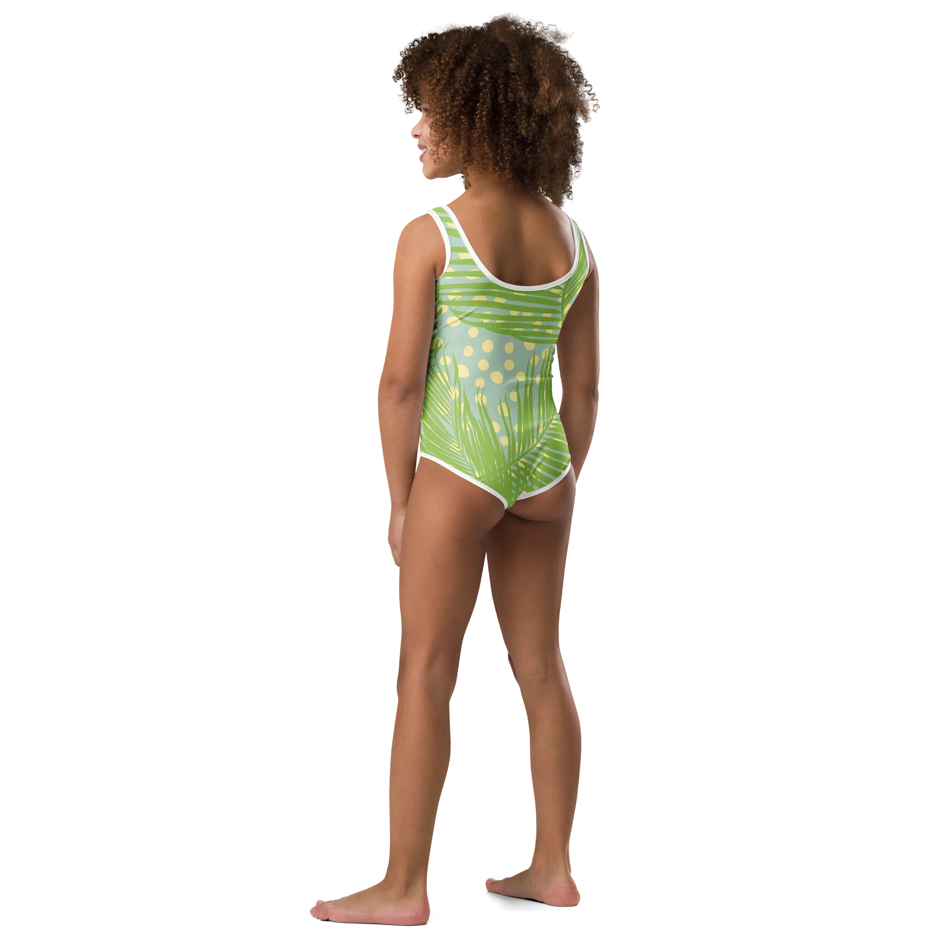 Tropical Palm Kids Swimsuit product image (4)