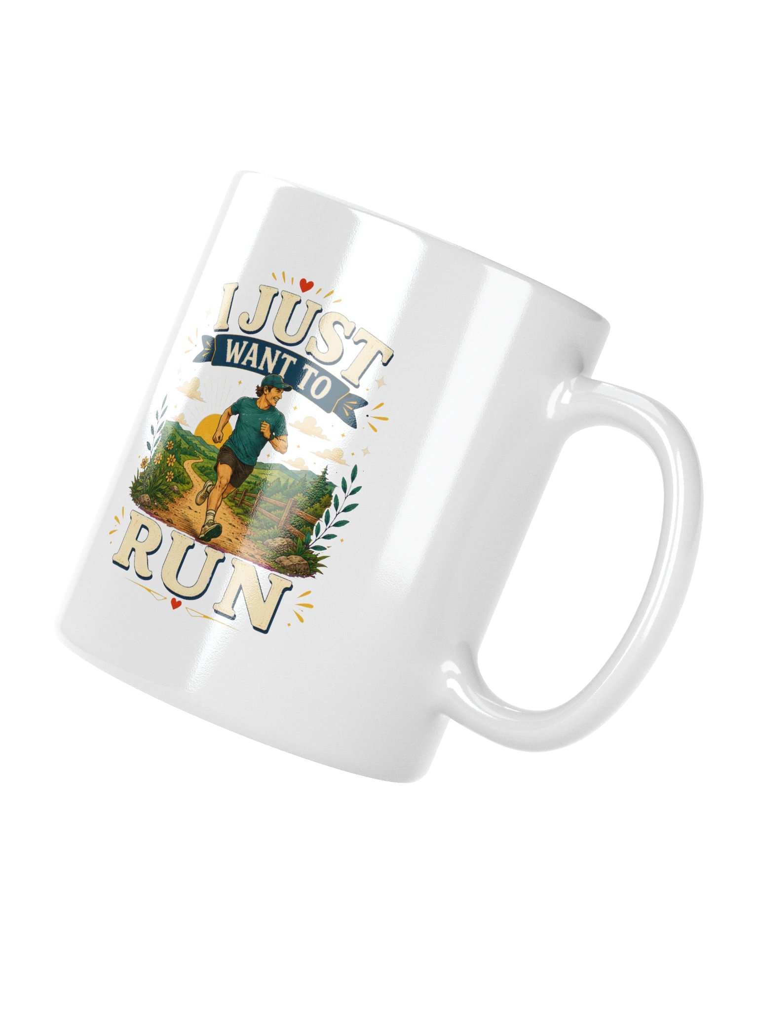 I Just Want To Run Mug product image (4)