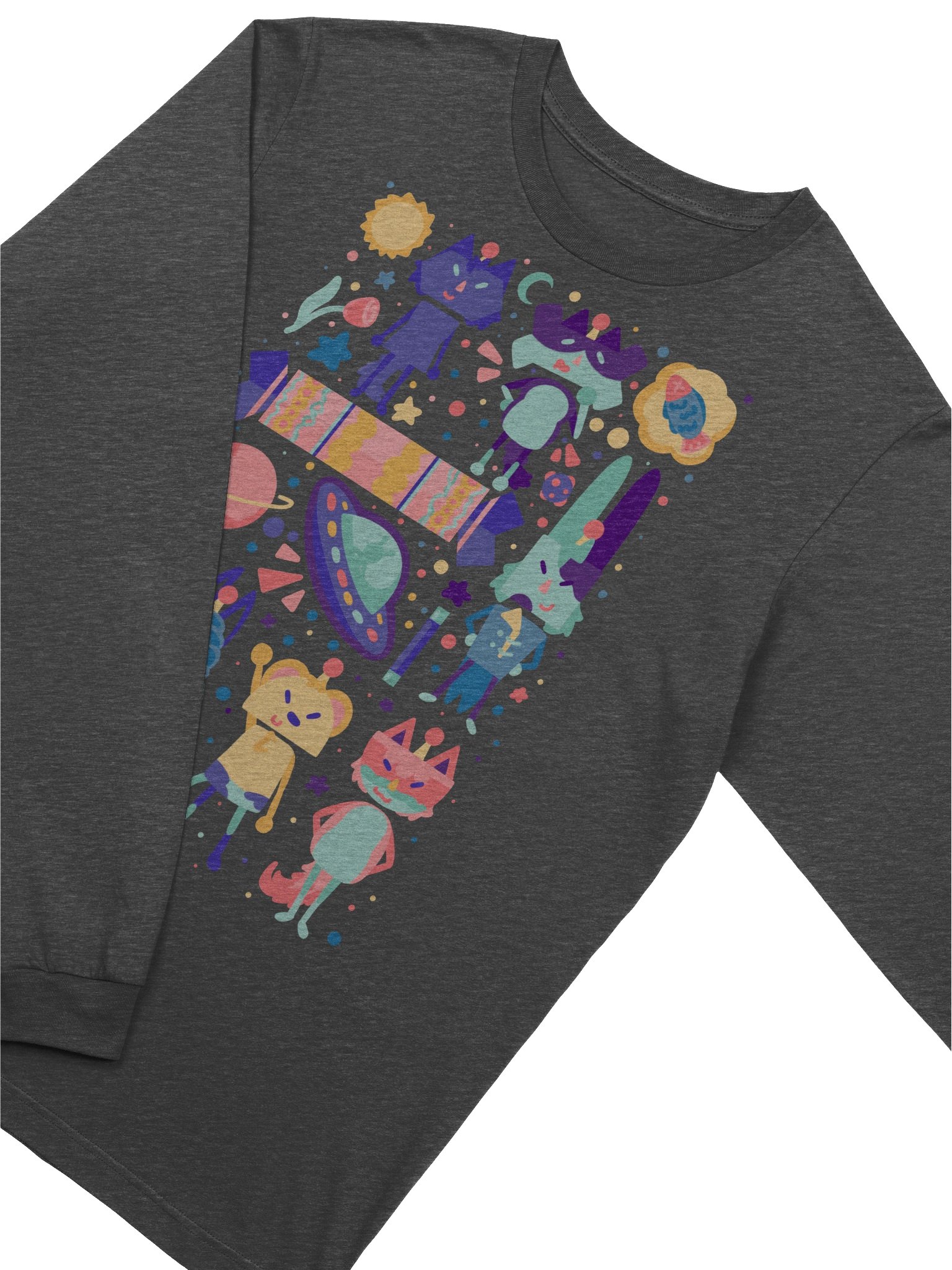Cozy Cosmos Crew Supersoft Long Sleeve Tee product image (26)