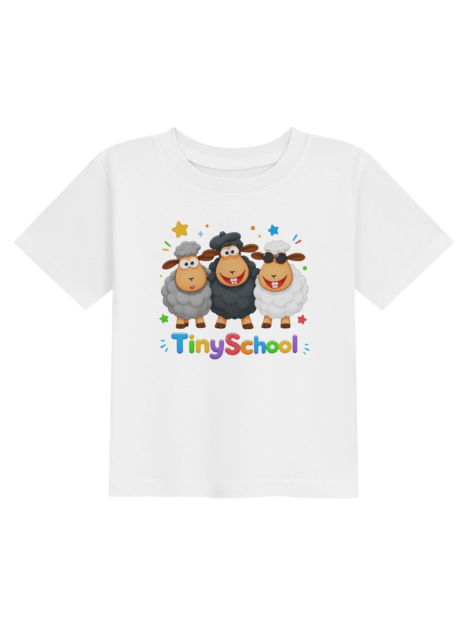 TinySchool Trio — Cute Sheep Baby Tee product image (2)