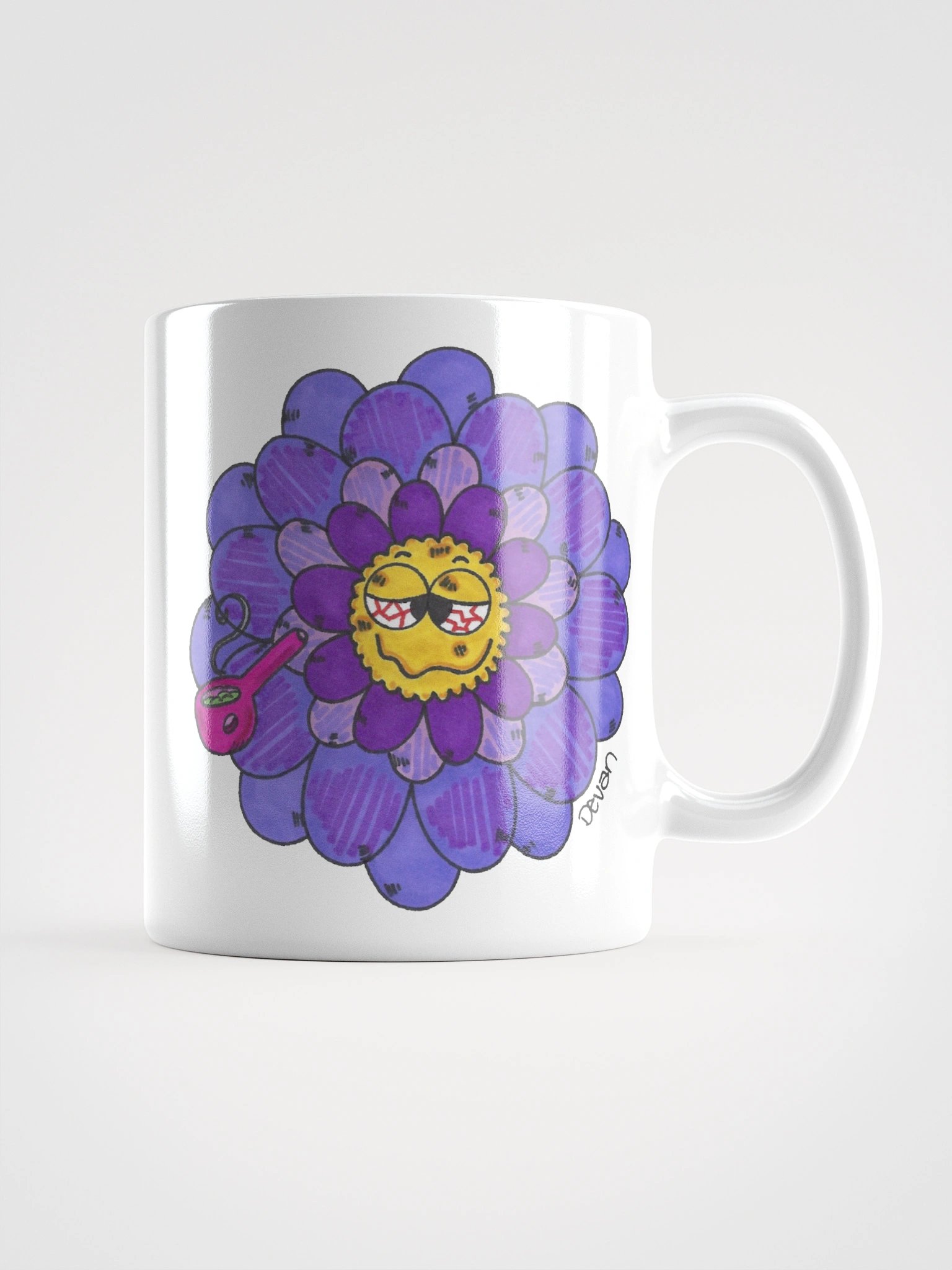 Purple Stoner Flower Mug product image (1)