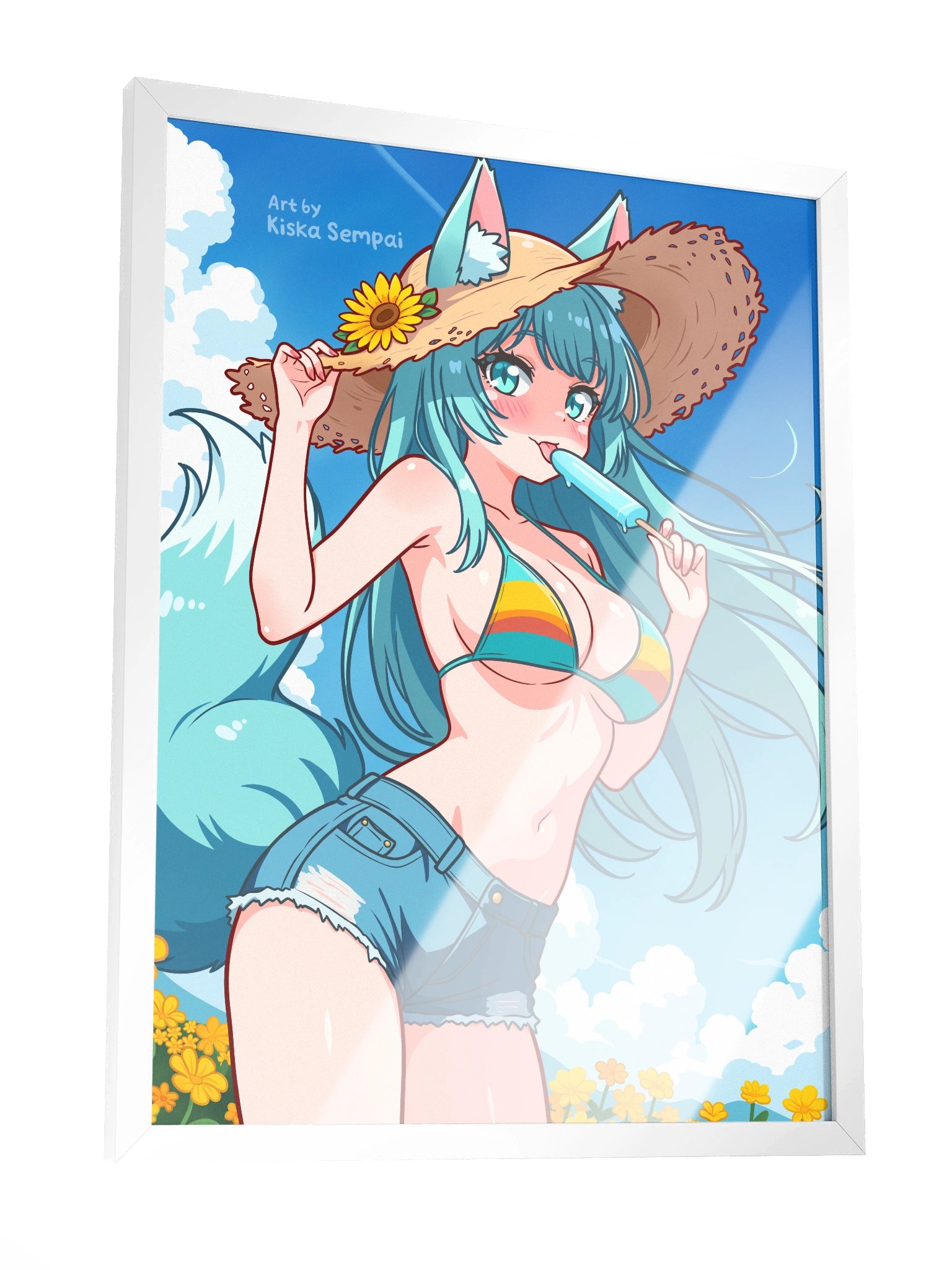 Sweet Summer Woofy ☆ Framed Wall Art product image (1)