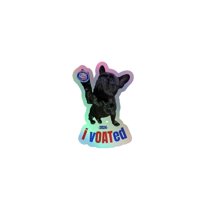 "i vOATed" Holographic Sticker product image (1)