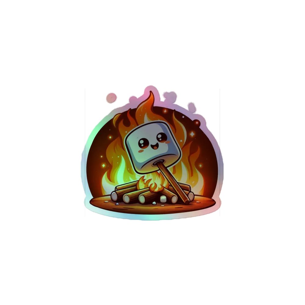 Toastie holo sticker product image (1)