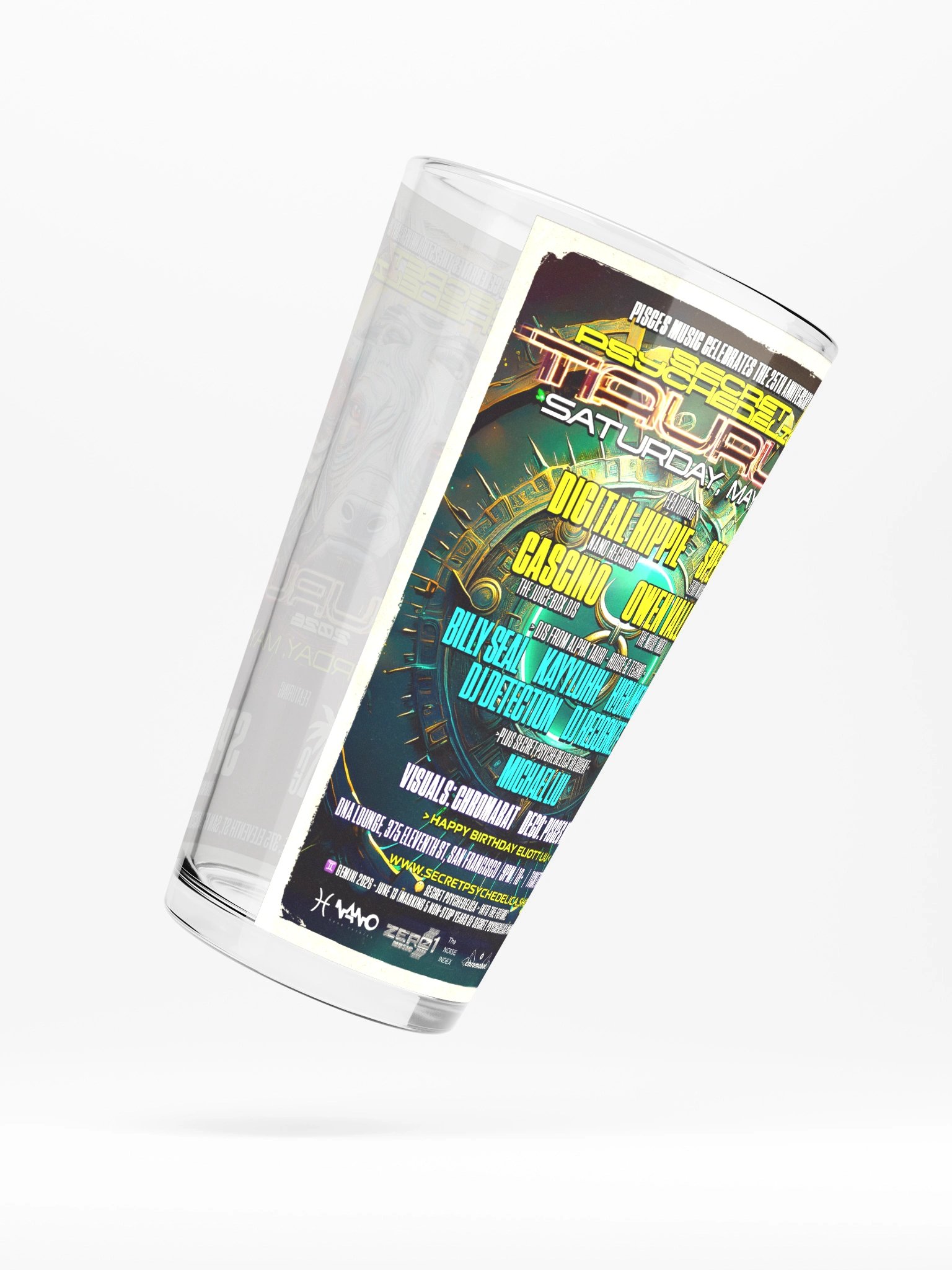 Taurus 2026 Shaker Pint Glass product image (2)