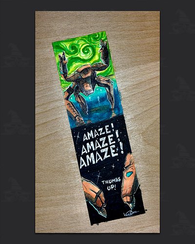 Here’s a still of that Project Hail Mary bookmark I made for my mom’s birthday. I didn’t really show it off very long in the ...