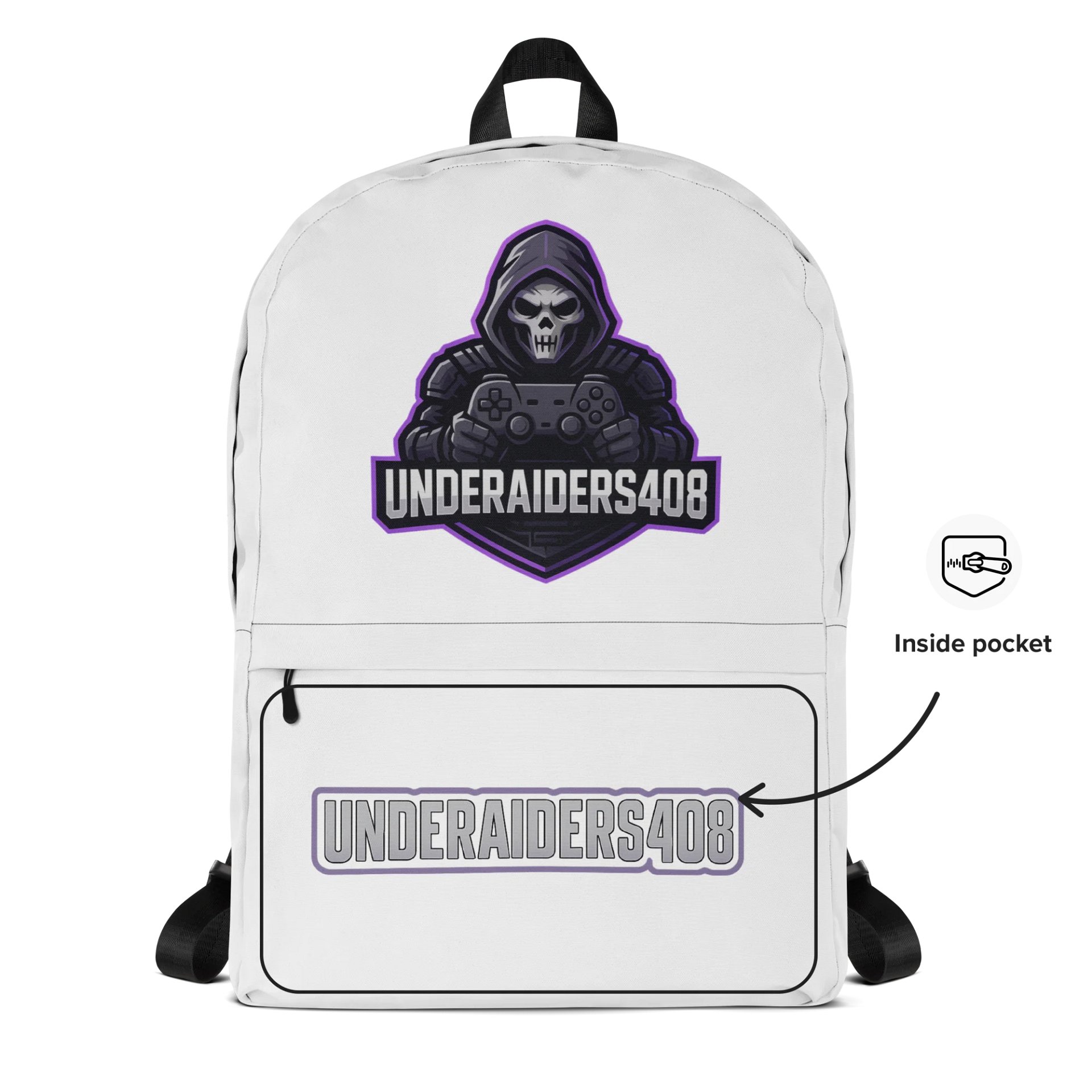 White Backpack product image (2)