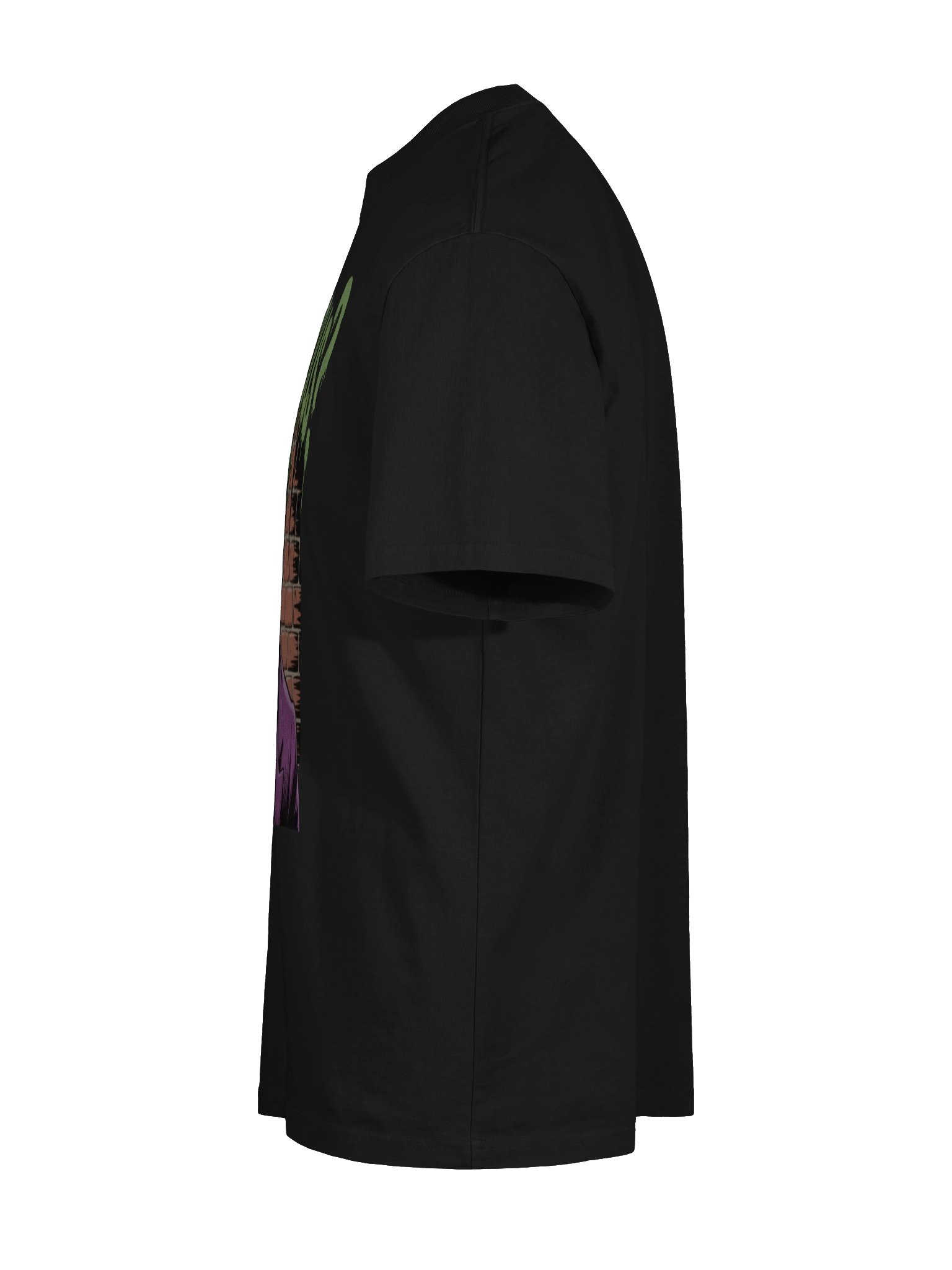 Joker 'Why So Serious?' Graffiti Wall Oversized Faded T-Shirt product image (10)