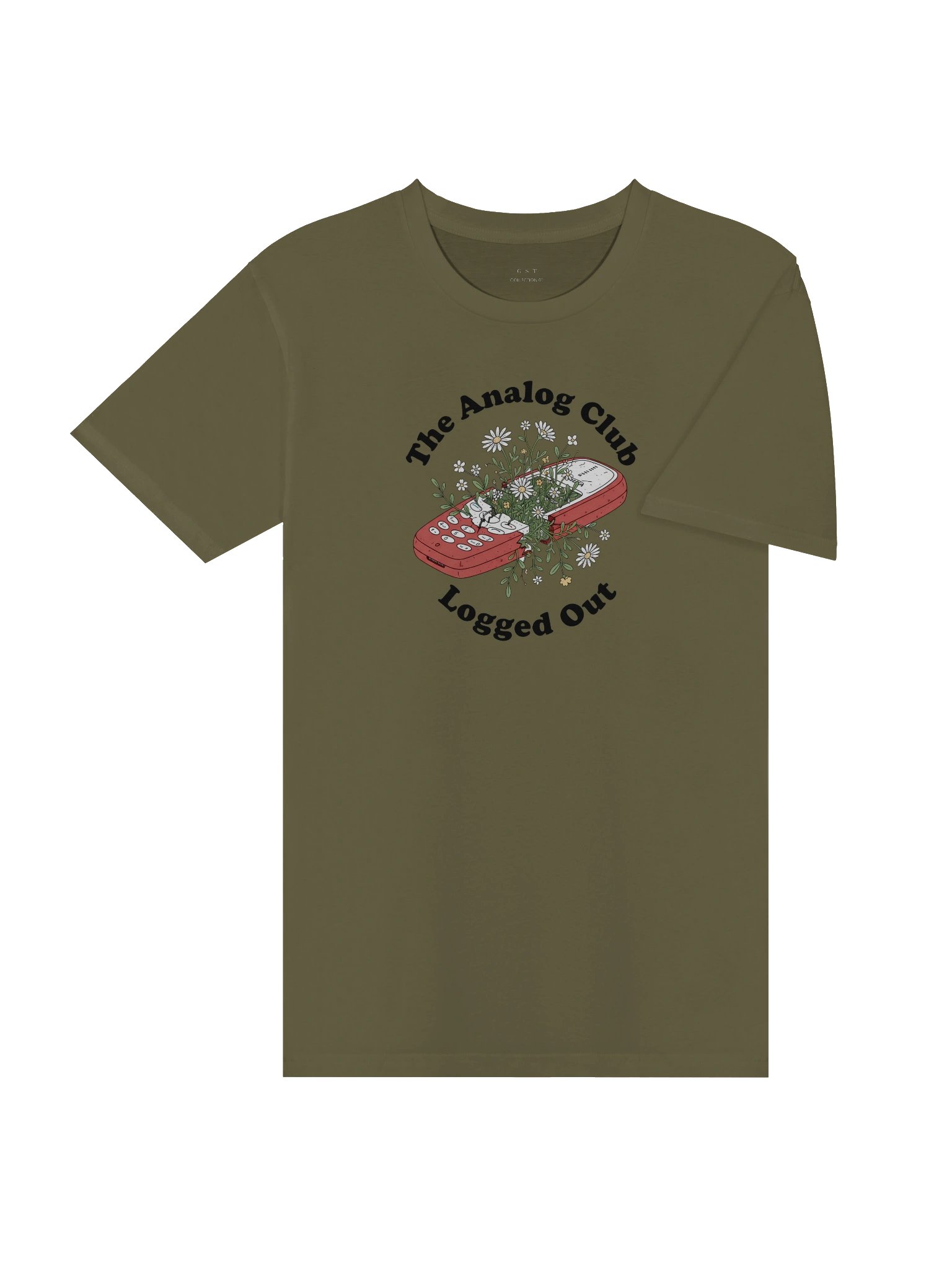 The Analog Club - Logged Out // Line art T-shirt product image (4)