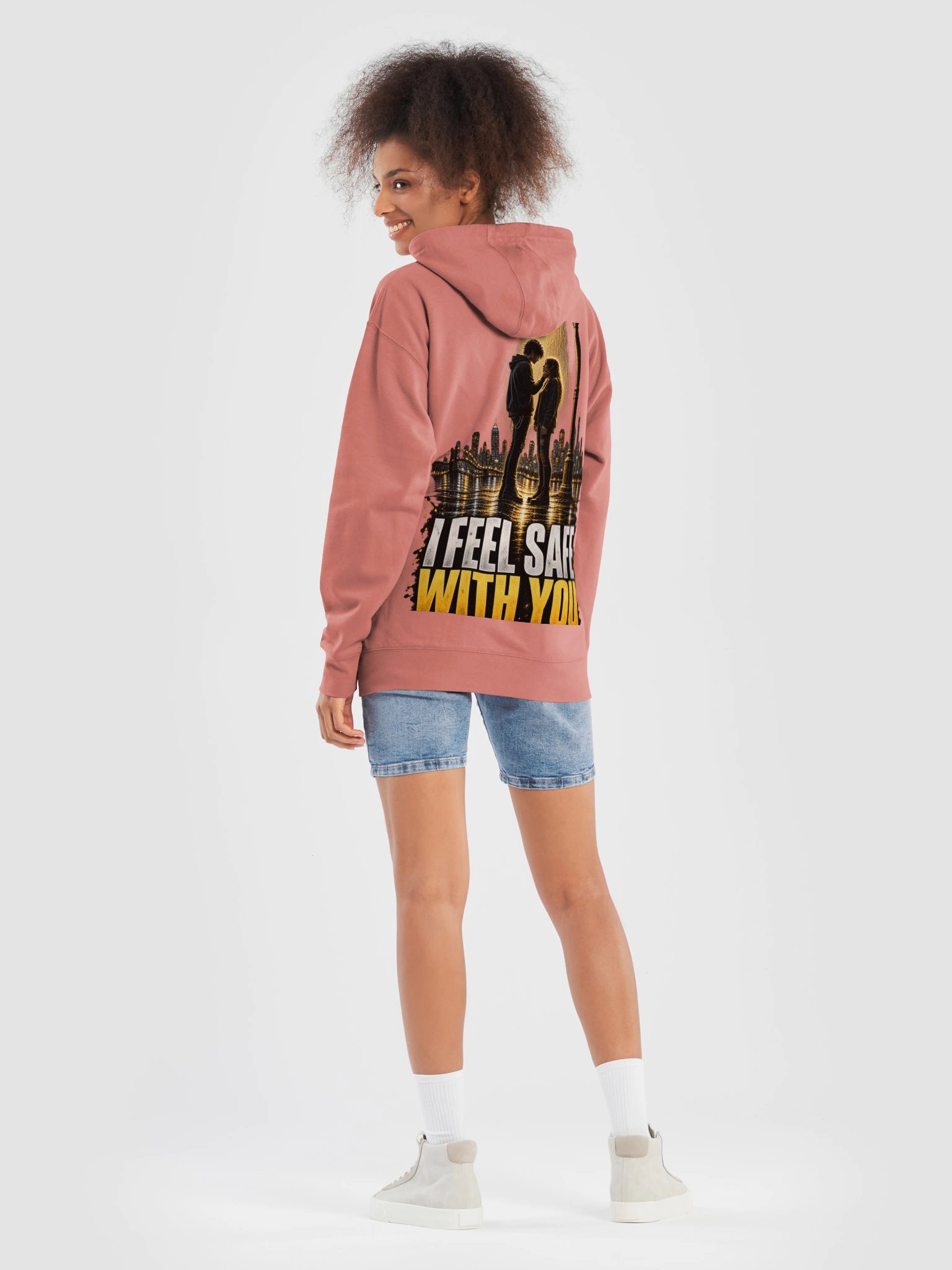 I Feel Safe With You—Hyper Sync Beats Premium Graphic Hoodie product image (72)