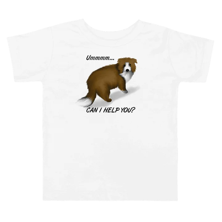 Dog "Ummm... Can I Help You?", Toddler T-Shirt - Bella+Canvas product image (1)