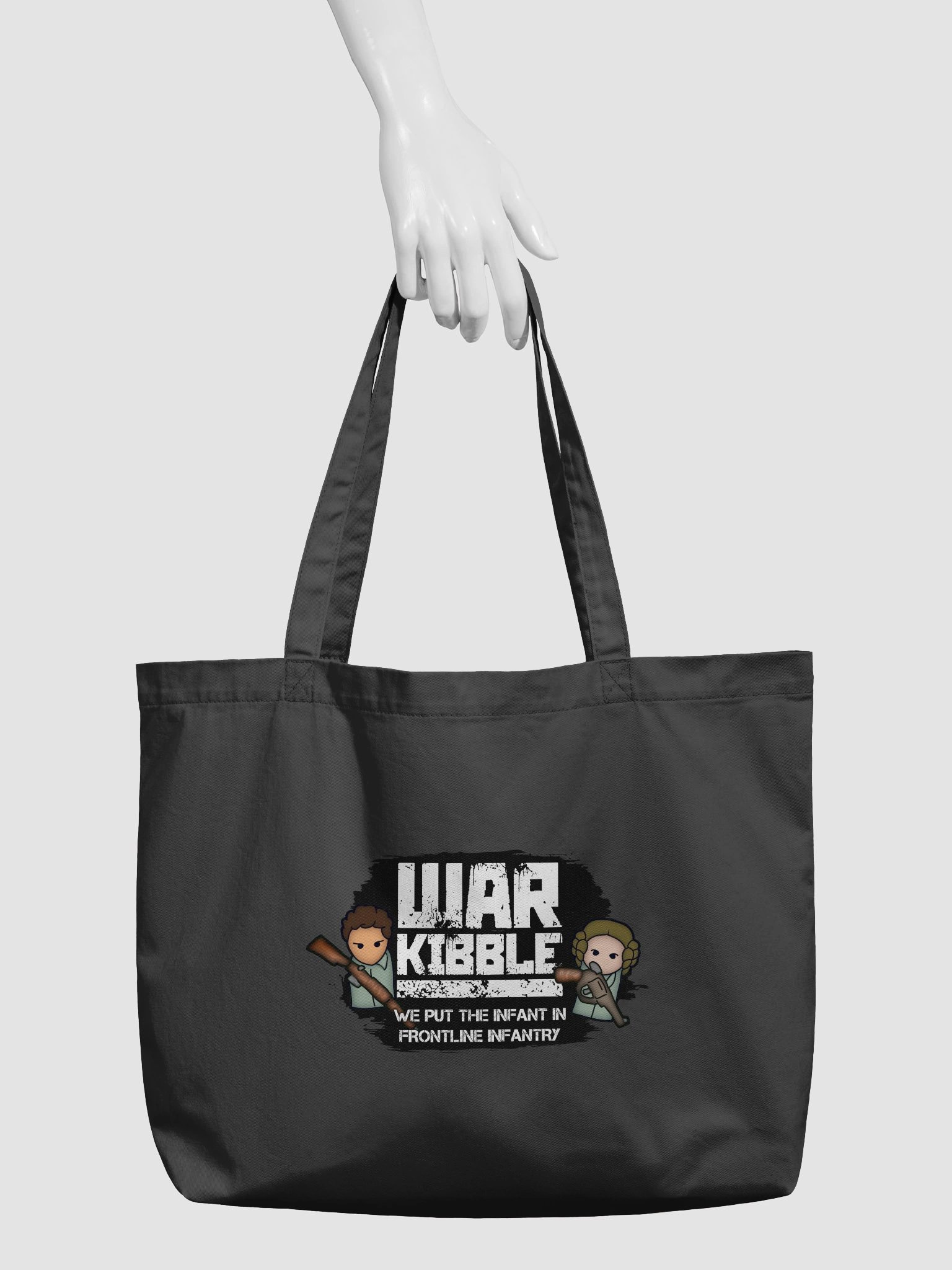 War Kibble Organic Tote Bag product image (3)