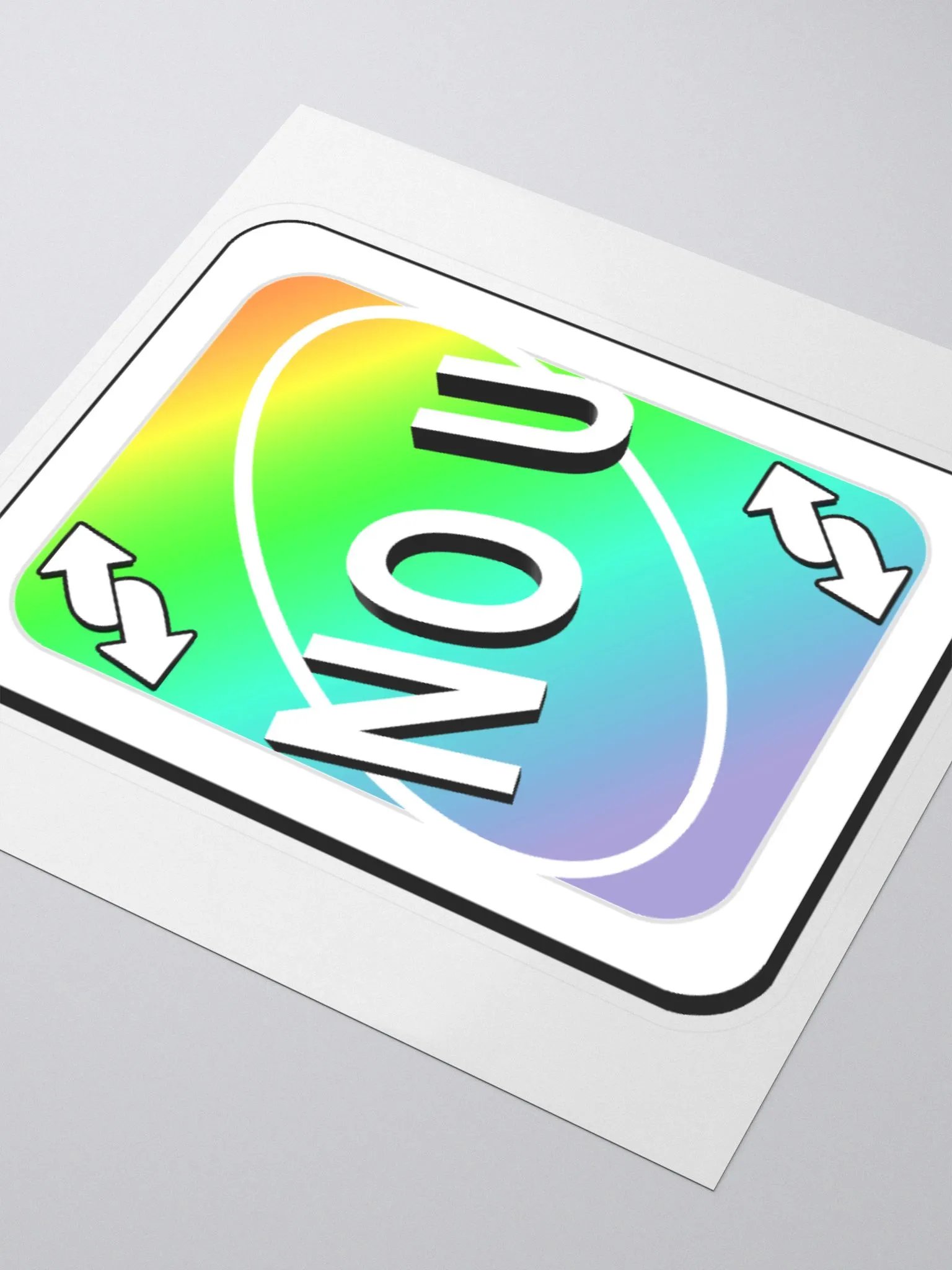 No U Sticker product image (3)