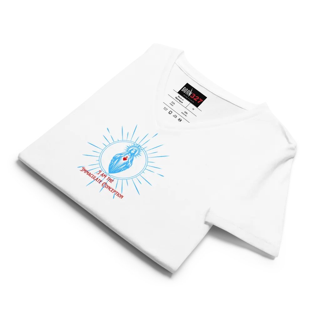 Immaculate Conception Sunburst V-Neck Tee product image (8)