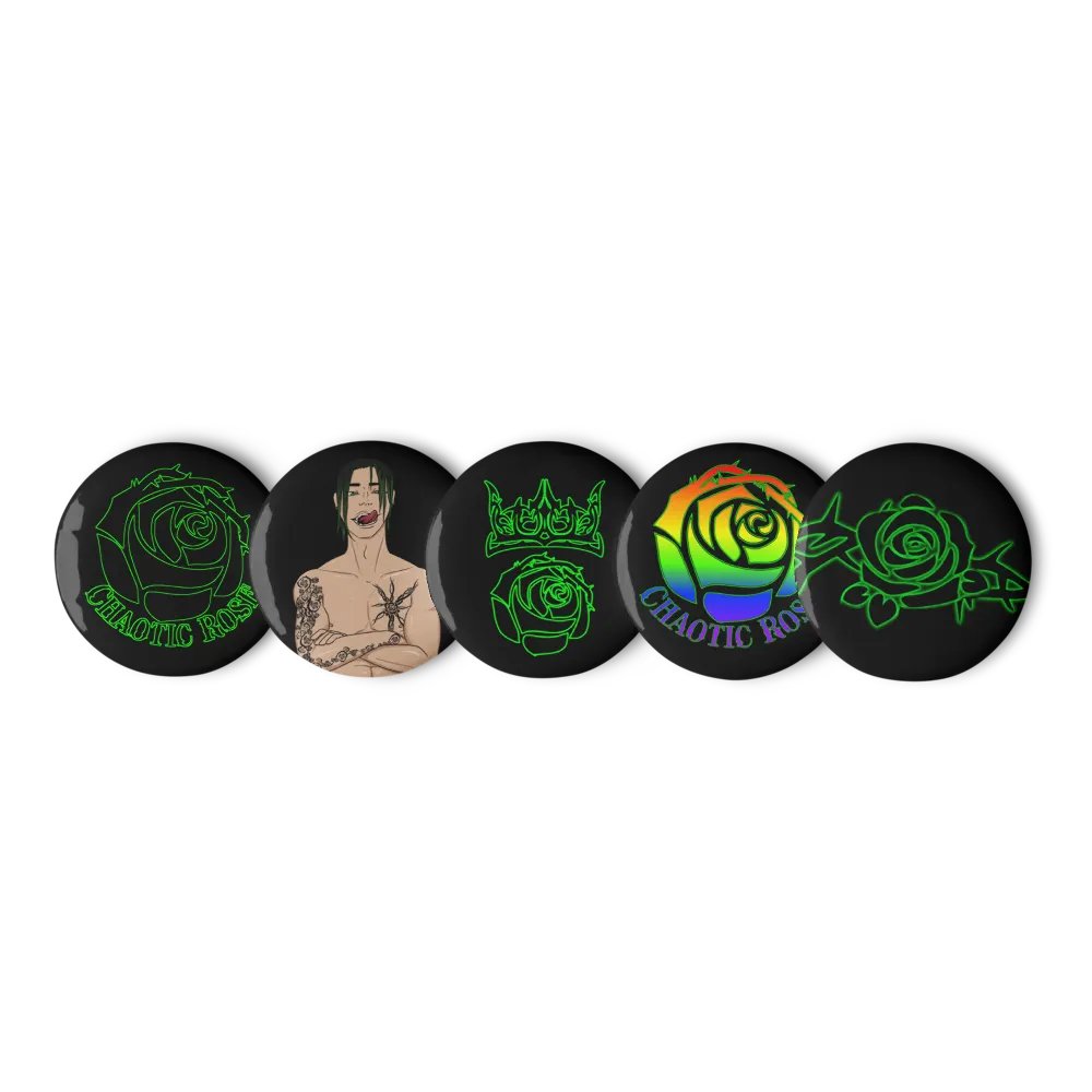 Chaotic Rose Pins Set product image (2)