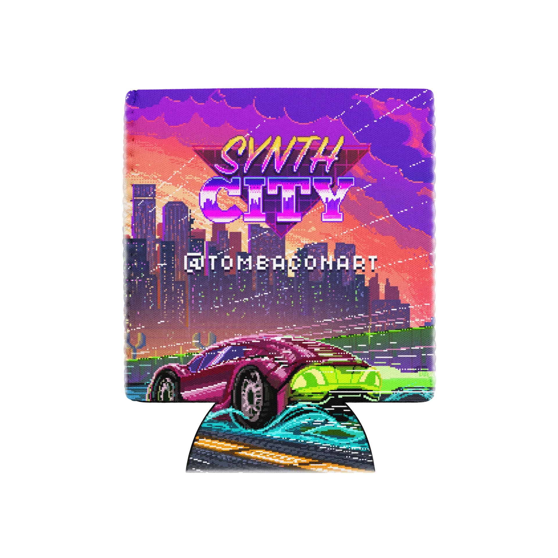 Synth City Super Drive Coozie product image (1)