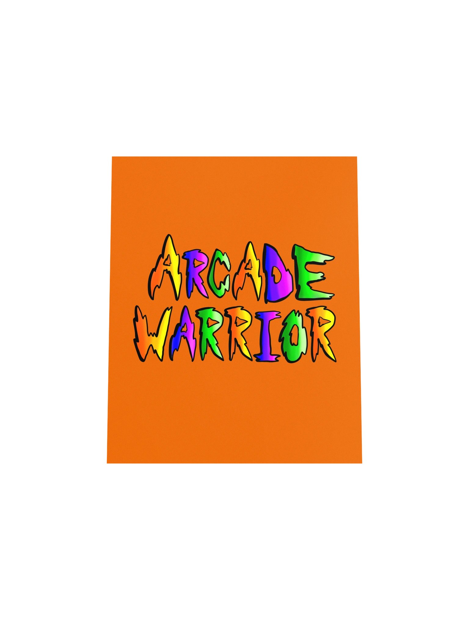 Arcade Warrior Halloween Logo Poster 2026 product image (4)