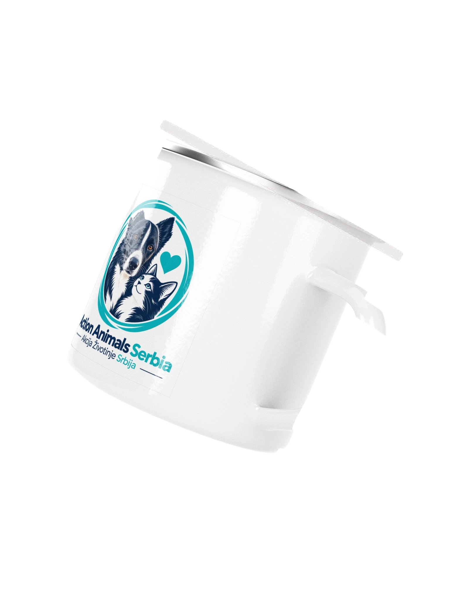 AAS · Hund und Katze – Emaille-Campingbecher product image (5)