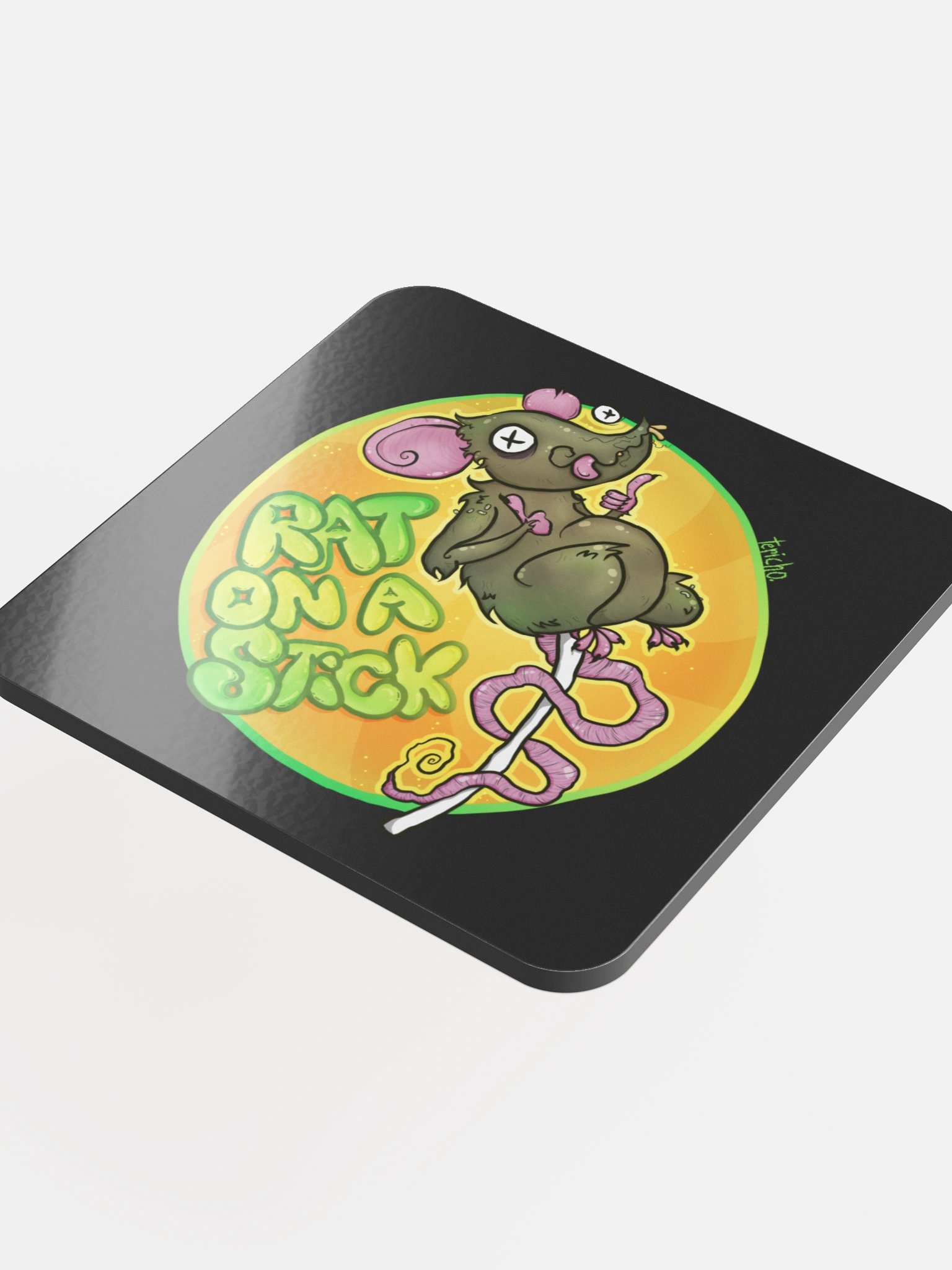 Rat On A Stick Coaster product image (4)