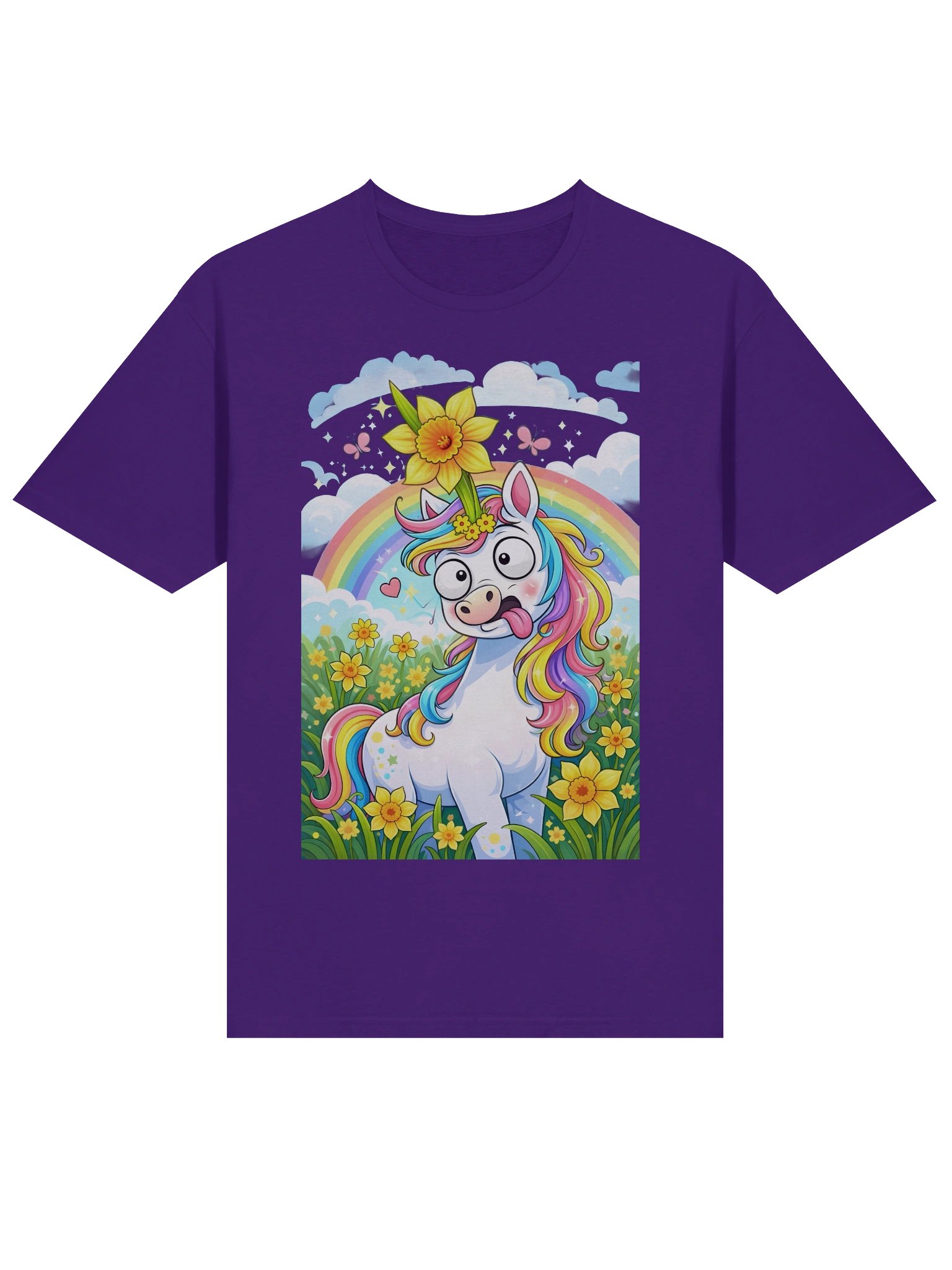 Awkard DaffyCorn Rainbow T-Shirt product image (23)