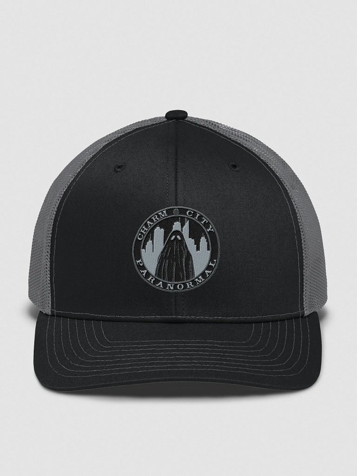 Charm City Paranormal Badge Embroidered Trucker Hat product image (1)