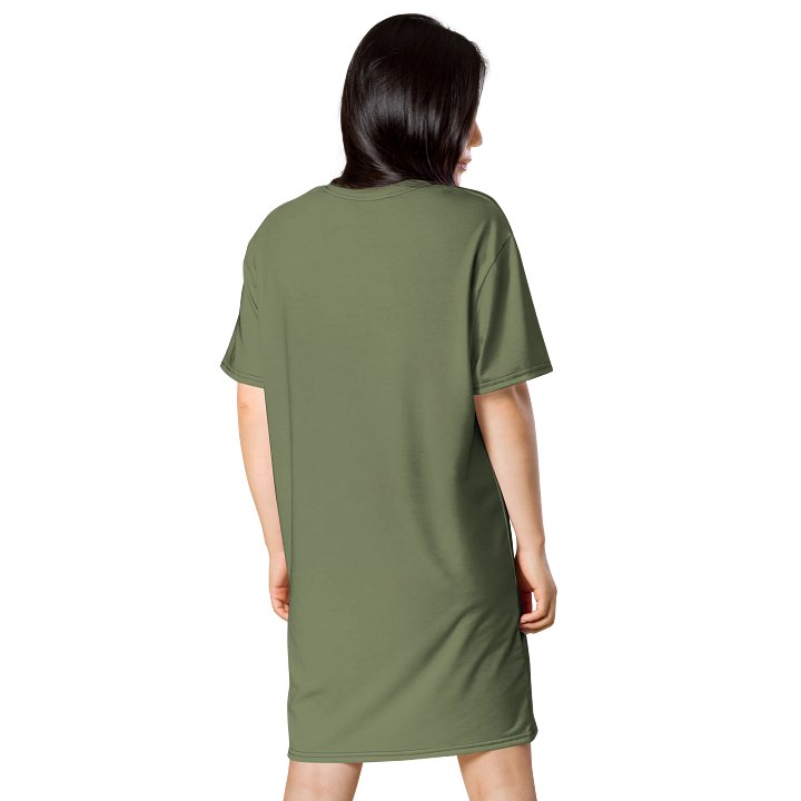 Oversized T-Shirt Dress - Vibrant Finch, Sizes 2XS-6XL product image (2)