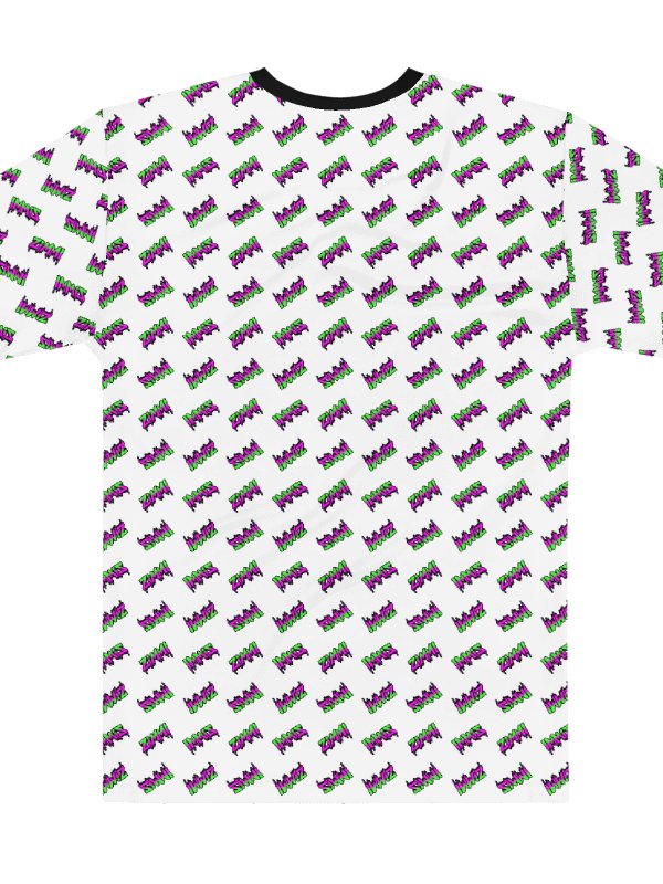 👾 ZIMMI All-Over Logo Tee – Glitch Print Edition product image (3)