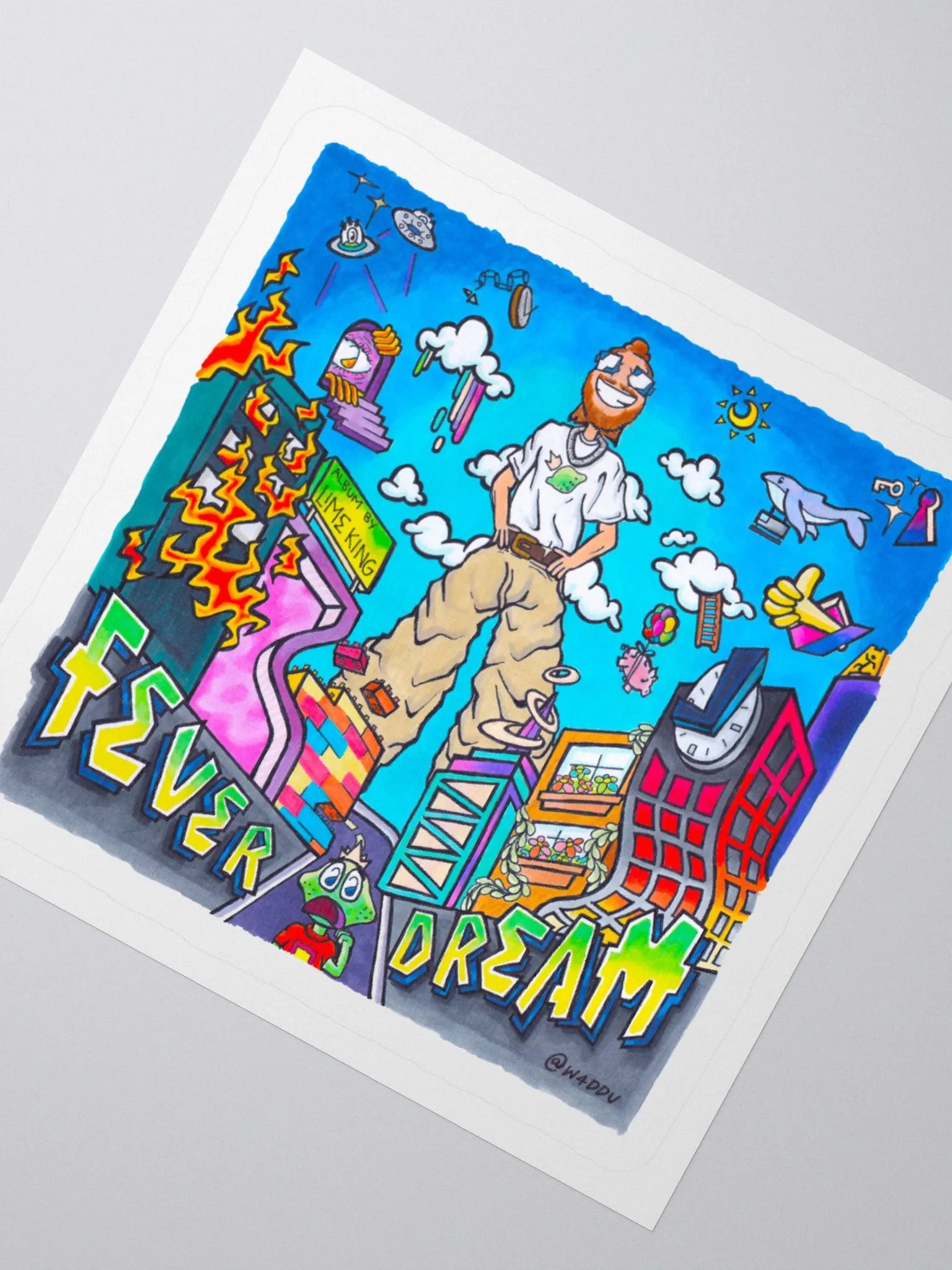 Fever Dream Cover Sticker product image (2)