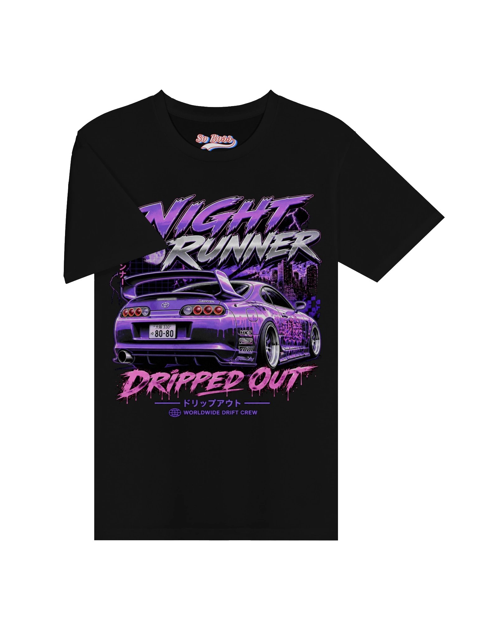 Night Runner JZA80 Supra Graphic Tee product image (5)