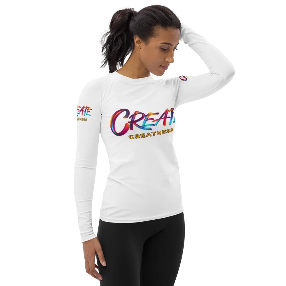 Create Greatness Vibrant Rash Guard product image (2)