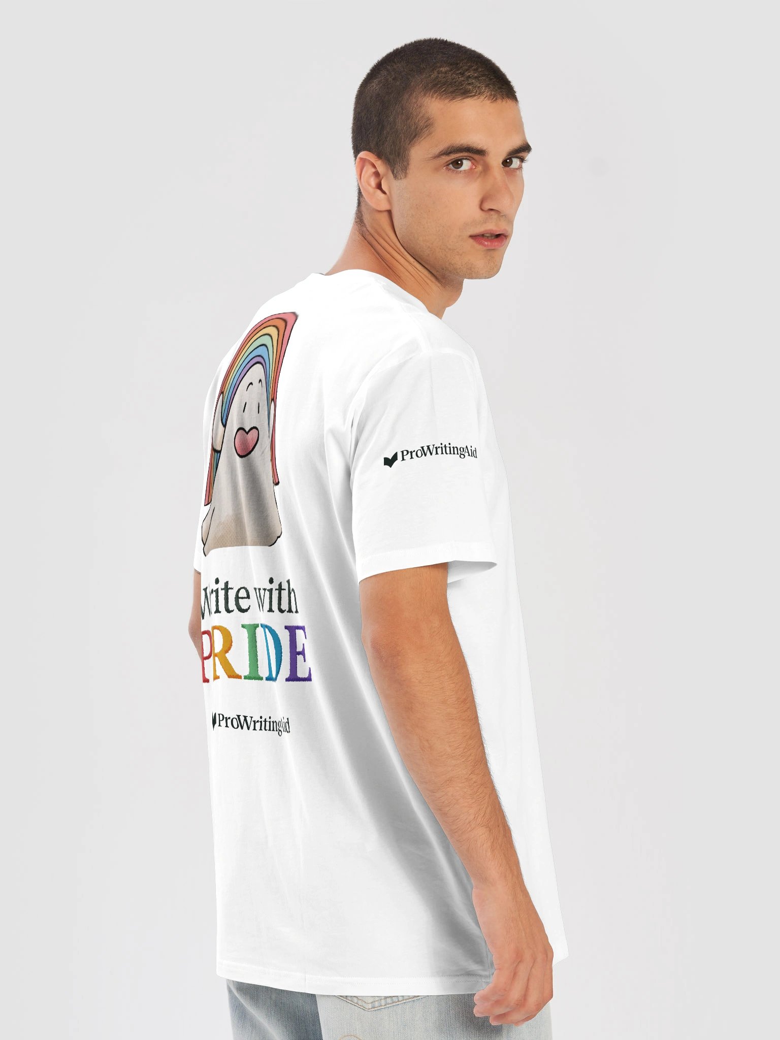 Limited edition Write With Pride tee - White product image (8)