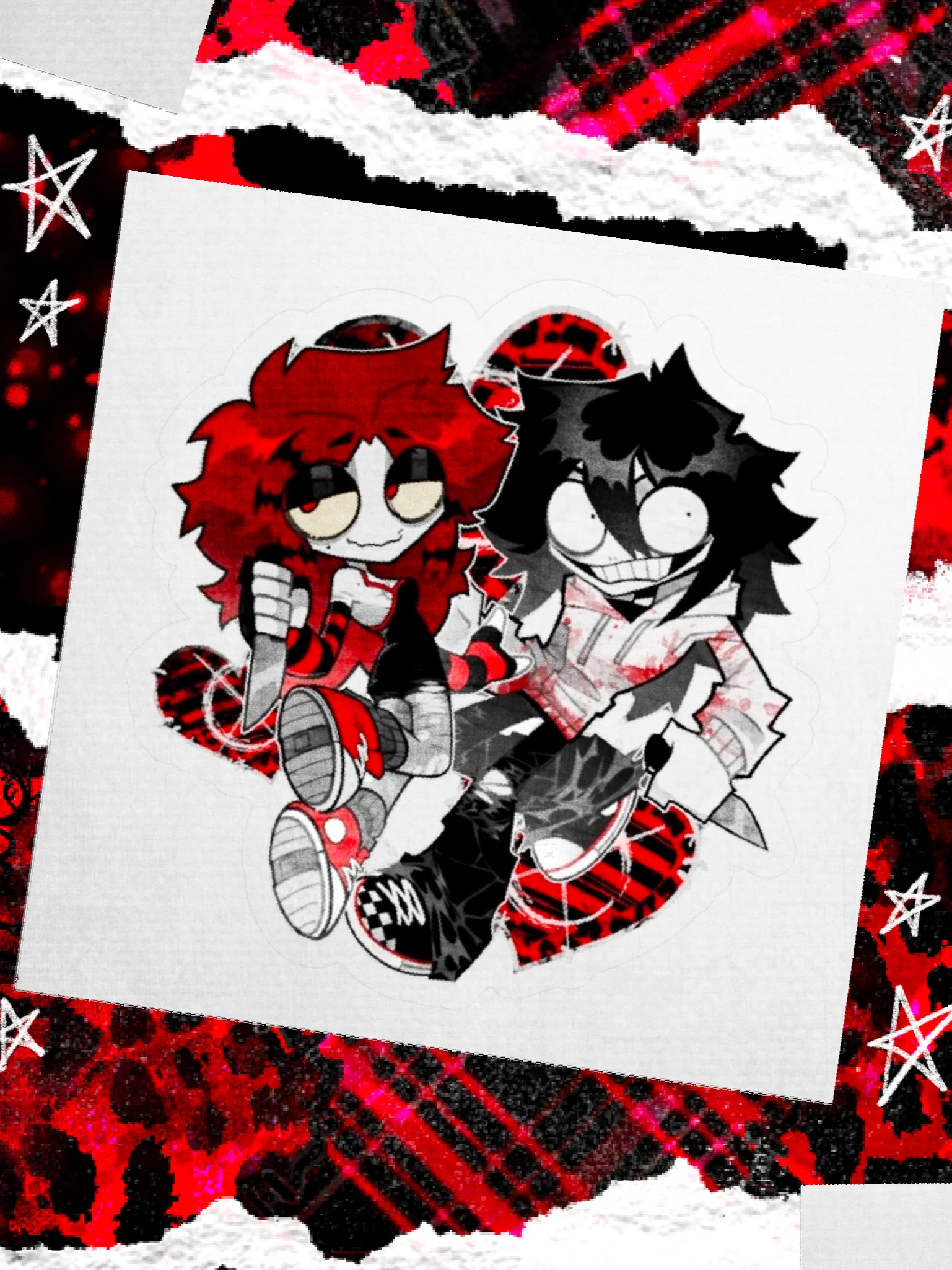 GHOST x JEFF THE KILLER STICKER product image (1)