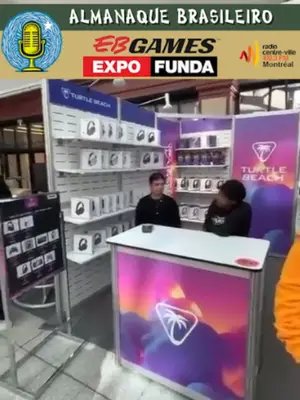 Turtle Beach Cut - We did a special coverage for the Brazilian community at the first Funda Expo, in Montréal, organized by EB Games — the brand that replaced GameStop in Canada. Unlike Comic Cons, Funda Expo brings in the companies that supply EB Games stores directly, a different approach to bringing retailers closer to the public. @fundaexpo2026 @ebgamescan @imports_dragon @mcfarlane_toys_official @mcfarlane_comics_official @toddmcfarlane @mattel @mattelcreations @hotwheelsofficial @funko @redbull @jakkspacific.toys @bandaicollect @magicthgathering @nintendoamerica @thehighlandmint @highlandmint @blizzard @playdiablo @powera_gaming @hasbro @turtlebeach